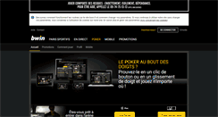 Desktop Screenshot of poker.bwin.fr