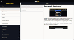 Desktop Screenshot of help.bwin.it