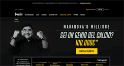 Desktop Screenshot of games.bwin.it