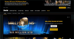 Desktop Screenshot of poker.bwin.com